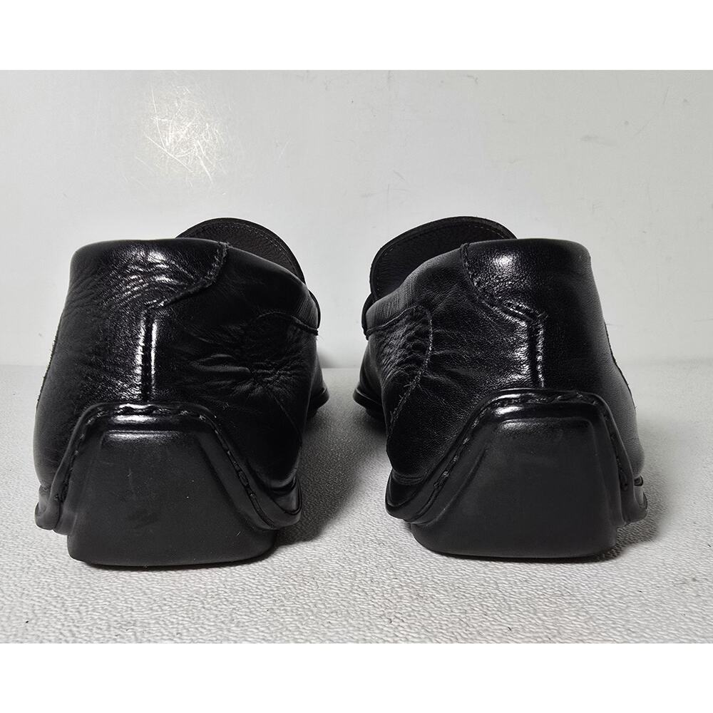 To Boot New York Adam Derrick Penny Loafers Driving Mocs Black US 9.5 Made ITALY - Picture 6 of 9